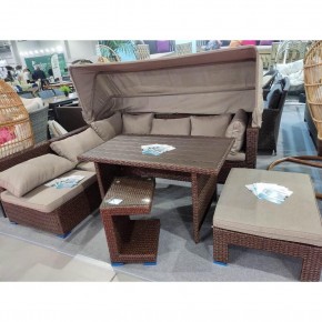 Комплект мебели с диваном AFM-320B-T320 Brown в Тарко-Сале - tarko-sale.mebel24.online | фото 2