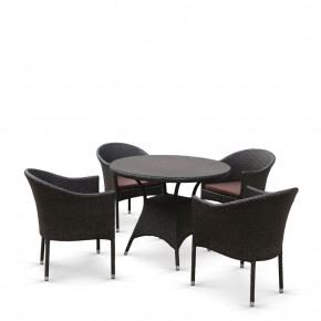 Комплект мебели из иск. ротанга T197ANS/Y350A-W53 Brown (4+1) в Тарко-Сале - tarko-sale.mebel24.online | фото