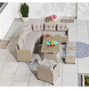Комплект плетеной мебели AFM-373B Beige в Тарко-Сале - tarko-sale.mebel24.online | фото 2