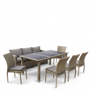 Комплект плетеной мебели T365/S65/Y380B-W65 Light Brown (8+1) в Тарко-Сале - tarko-sale.mebel24.online | фото 3