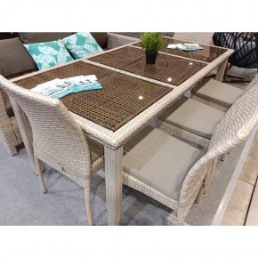 Комплект плетеной мебели T365/Y380C-W85 Latte (8+1) + подушки в Тарко-Сале - tarko-sale.mebel24.online | фото 2
