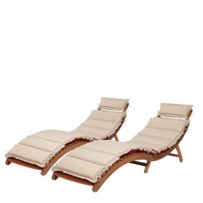 Комплект шезлонги и столик AFM-803A-T133 Beige (2+1) в Тарко-Сале - tarko-sale.mebel24.online | фото 2
