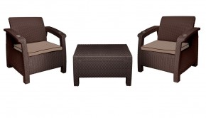 Комплект уличной мебели Yalta Premium Terrace Set (Ялта) шоколадый (+подушки под спину) в Тарко-Сале - tarko-sale.mebel24.online | фото 8