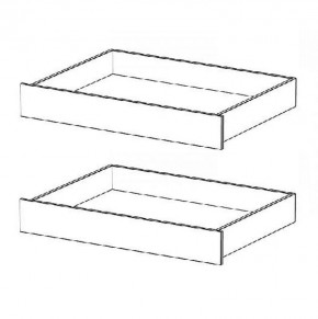 Комплект ящиков для кровати 2000 Соня-8 (Белый/Лак) в Тарко-Сале - tarko-sale.mebel24.online | фото
