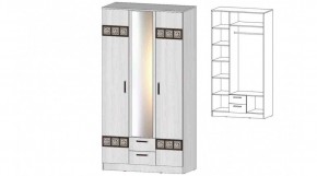 КОСТА-РИКА Шкаф 3-х створчатый (анкор светлый) в Тарко-Сале - tarko-sale.mebel24.online | фото