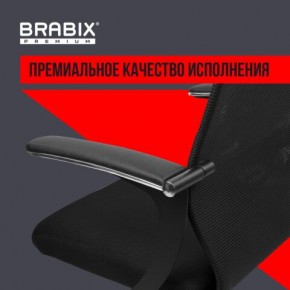 Кресло BRABIX PREMIUM "Ultimate EX-801" хром, плотная двойная сетка Х2, черное, 532917 в Тарко-Сале - tarko-sale.mebel24.online | фото 3