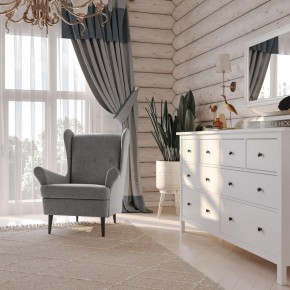 Кресло для отдыха Вало серый, ткань рогожка в Тарко-Сале - tarko-sale.mebel24.online | фото 2
