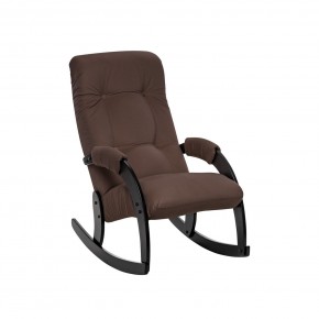 Кресло-качалка Модель 67 Венге, ткань V 26 в Тарко-Сале - tarko-sale.mebel24.online | фото