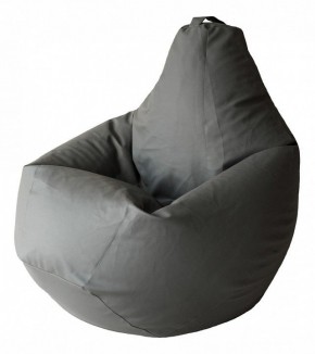 Кресло-мешок Серая ЭкоКожа 3XL 150*110 см в Тарко-Сале - tarko-sale.mebel24.online | фото