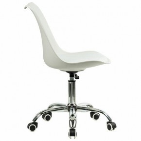 Кресло стул BRABIX "Eames MG-310 CH", хром, пластик белый, экокожа белая, 532923 в Тарко-Сале - tarko-sale.mebel24.online | фото 3