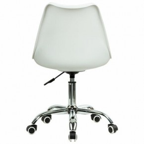 Кресло стул BRABIX "Eames MG-310 CH", хром, пластик белый, ткань серая, 532924 в Тарко-Сале - tarko-sale.mebel24.online | фото 4