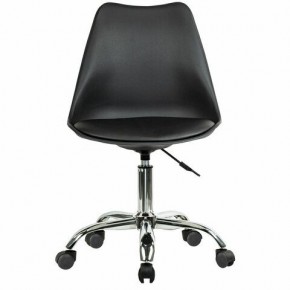 Кресло стул BRABIX "Eames MG-310 CH", хром, пластик черный, экокожа черная, 532925 в Тарко-Сале - tarko-sale.mebel24.online | фото 1