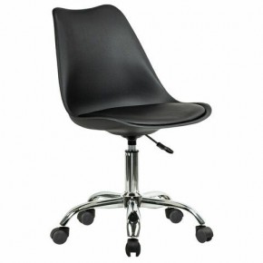 Кресло стул BRABIX "Eames MG-310 CH", хром, пластик черный, экокожа черная, 532925 в Тарко-Сале - tarko-sale.mebel24.online | фото 2