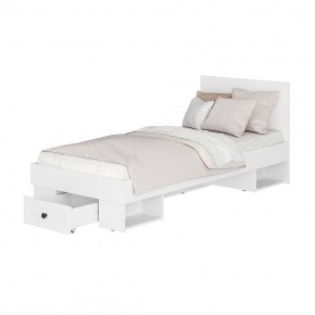Кровать 0,9 Софт КР-01 (Белый/Эмаль белая F26) в Тарко-Сале - tarko-sale.mebel24.online | фото