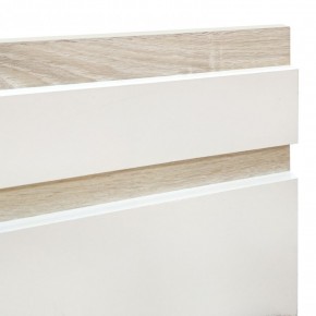 Кровать 1600 Салоу с настилом (Дуб сонома/перламутр) в Тарко-Сале - tarko-sale.mebel24.online | фото 4