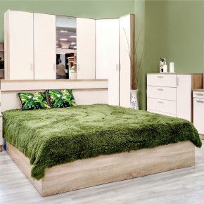 Кровать 1600 Салоу с настилом (Дуб сонома/перламутр) в Тарко-Сале - tarko-sale.mebel24.online | фото 5