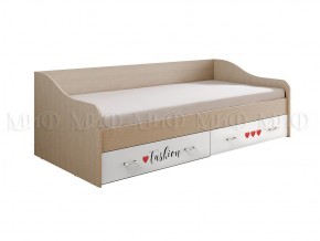 ВЕГА NEW Girl Кровать 900 с настилом ЛДСП (дуб беленый) в Тарко-Сале - tarko-sale.mebel24.online | фото
