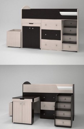 Кровать-чердак Малыш (большой) 800*1800 в Тарко-Сале - tarko-sale.mebel24.online | фото 15