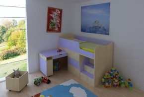 Кровать-чердак Малыш (большой) 800*1800 в Тарко-Сале - tarko-sale.mebel24.online | фото 26