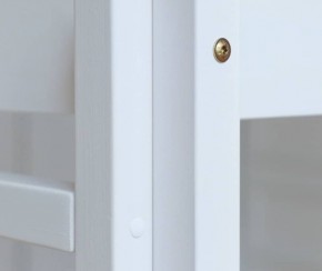 Кровать-домик двухъярусная 80*160 Белый в Тарко-Сале - tarko-sale.mebel24.online | фото 3