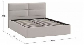 Кровать двуспальная Глосс в Тарко-Сале - tarko-sale.mebel24.online | фото 3