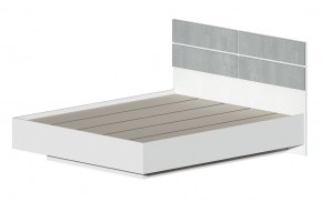 Кровать Ева (Белый текстурный/Бетонный камень) в Тарко-Сале - tarko-sale.mebel24.online | фото
