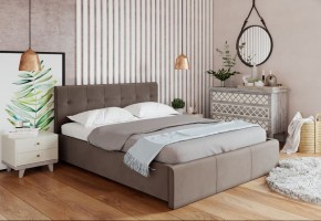 Кровать Изабелла с латами Newtone cacao 1400x2000 в Тарко-Сале - tarko-sale.mebel24.online | фото 2