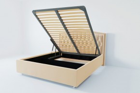 Кровать Калининград с ПМ 1600 (экокожа бежевая) в Тарко-Сале - tarko-sale.mebel24.online | фото