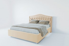 Кровать Калининград с ПМ 1600 (экокожа бежевая) в Тарко-Сале - tarko-sale.mebel24.online | фото 2