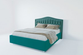 Кровать Калининград с ПМ 1600 (велюр бирюзовый) в Тарко-Сале - tarko-sale.mebel24.online | фото 2