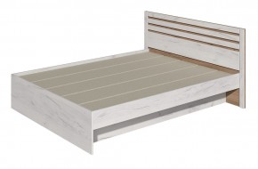 Кровать Лиана 1.6 (Дуб Крафт Белый/Дуб Крафт Золотой) в Тарко-Сале - tarko-sale.mebel24.online | фото