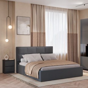 Кровать Линда КР-16 (Графит) 1600 в Тарко-Сале - tarko-sale.mebel24.online | фото 2