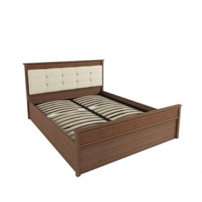 Кровать ЛКР-1 Ливорно 1.4 Ортопед ПМ с ящиком орех  в Тарко-Сале - tarko-sale.mebel24.online | фото