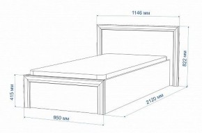Кровать односпальная Нобиле Кр-90 в Тарко-Сале - tarko-sale.mebel24.online | фото 2