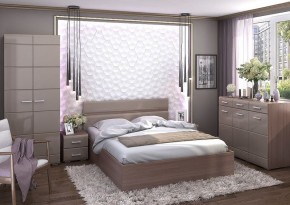 Кровать Вегас 1,6м Шимо темный в Тарко-Сале - tarko-sale.mebel24.online | фото 2