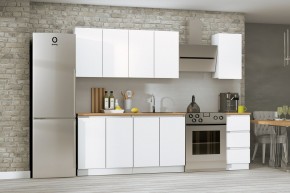 Кухня Хилтон 2.0 м (Белый текстурный/Дуб Вотан) в Тарко-Сале - tarko-sale.mebel24.online | фото