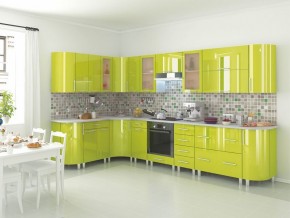 Кухня Танго лайм модульная в Тарко-Сале - tarko-sale.mebel24.online | фото 2