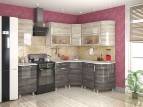 Кухня Танго модульная дуб шале светлый-серебро в Тарко-Сале - tarko-sale.mebel24.online | фото 2