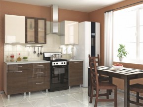 Кухня Танго модульная ваниль-дуб шале мореный в Тарко-Сале - tarko-sale.mebel24.online | фото 1