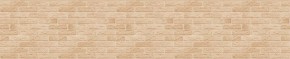 Кухонный фартук 610х3000х1,5 (композит) КМ Кирпич бежевый в Тарко-Сале - tarko-sale.mebel24.online | фото