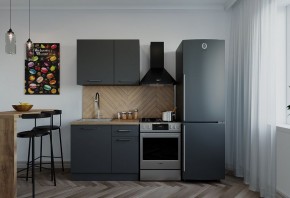 Кухонный гарнитур Антрацит 1000 (Стол. 38мм) в Тарко-Сале - tarko-sale.mebel24.online | фото