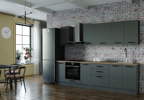 Кухонный гарнитур Антрацит 2800 (Стол. 38мм) в Тарко-Сале - tarko-sale.mebel24.online | фото