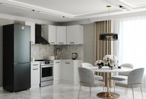 Кухонный гарнитур Белый Глянец 2000*1200 (Стол. 26мм) в Тарко-Сале - tarko-sale.mebel24.online | фото 1