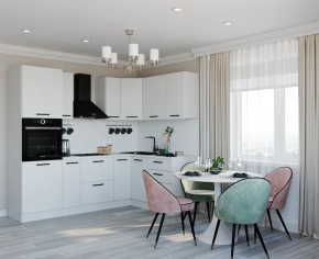 Кухонный гарнитур Белый Глянец 2400*1600 (Стол. 26мм) в Тарко-Сале - tarko-sale.mebel24.online | фото 1