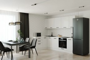 Кухонный гарнитур Белый Глянец 2600*1600 (Стол. 26мм) в Тарко-Сале - tarko-sale.mebel24.online | фото 1
