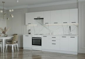 Кухонный гарнитур Белый Глянец 3000 (Стол. 26мм) в Тарко-Сале - tarko-sale.mebel24.online | фото