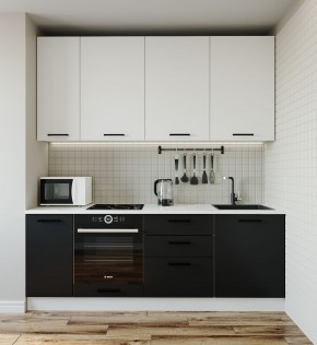 Кухонный гарнитур Графика 2200 (Стол. 26мм) в Тарко-Сале - tarko-sale.mebel24.online | фото