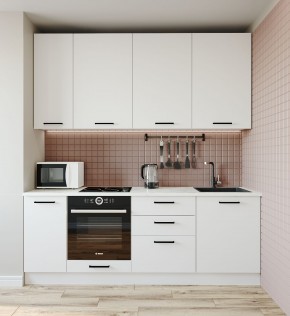 Кухонный гарнитур Жемчуг 2200 (Стол. 26мм) в Тарко-Сале - tarko-sale.mebel24.online | фото