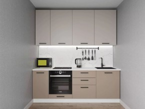 Кухонный гарнитур Каппучино 2200 h950 (Стол. 26мм) в Тарко-Сале - tarko-sale.mebel24.online | фото