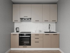 Кухонный гарнитур Каппучино 2400 h950 (Стол. 38мм) в Тарко-Сале - tarko-sale.mebel24.online | фото